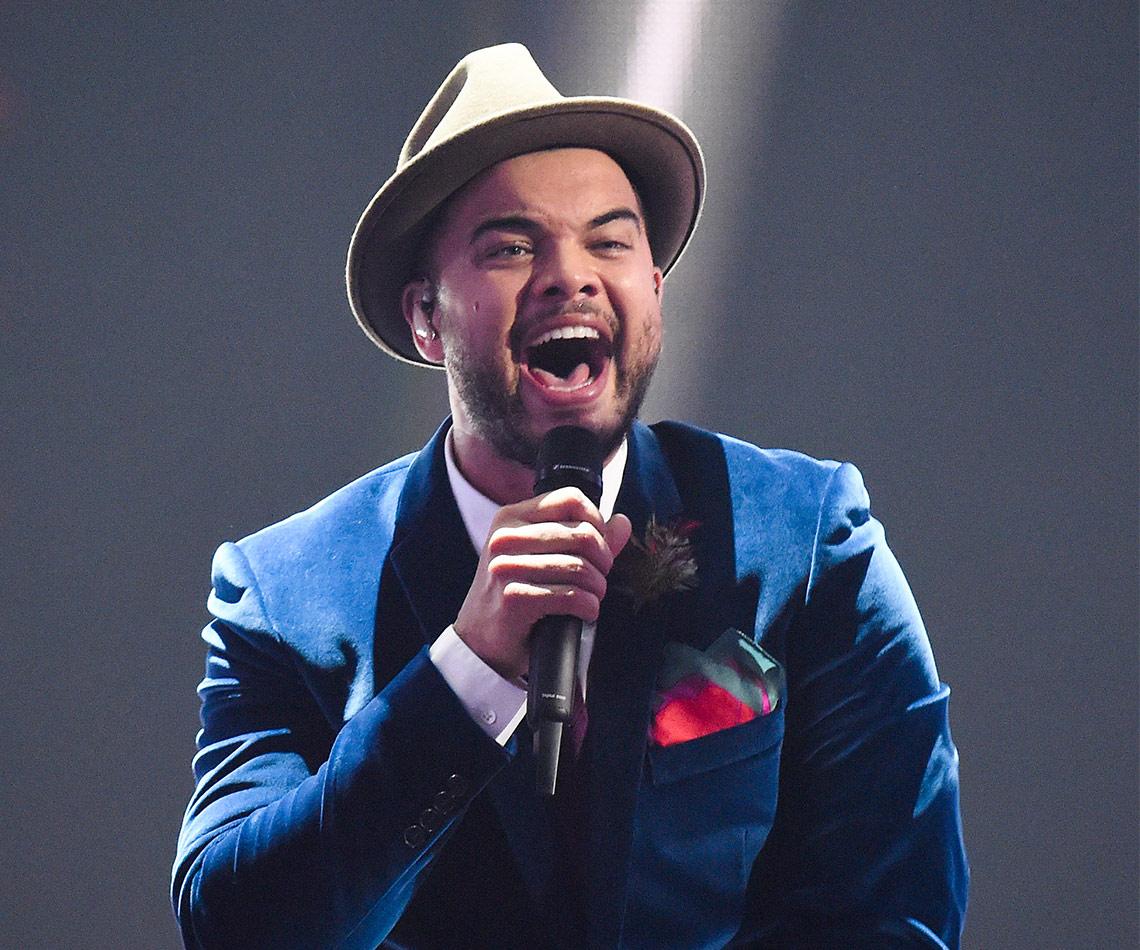 Angels brought him to Eurovision! Guy Sebastian takes to the stage to rehearse