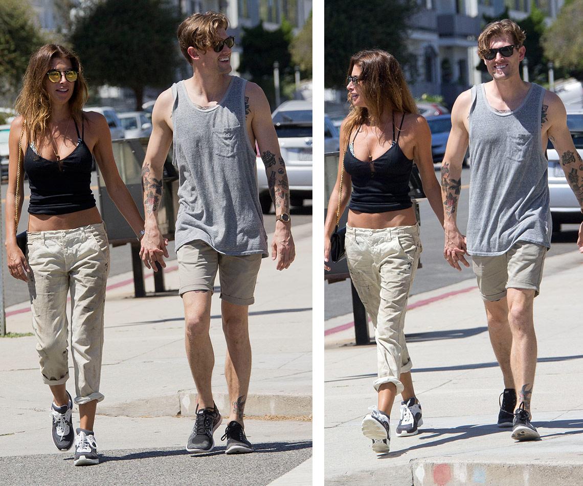 Jodhi Meares and Nick Finn