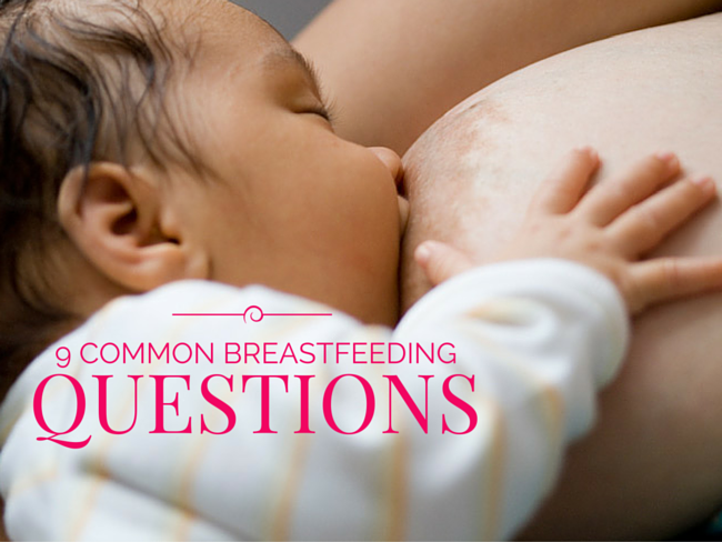 Common breastfeeding questions