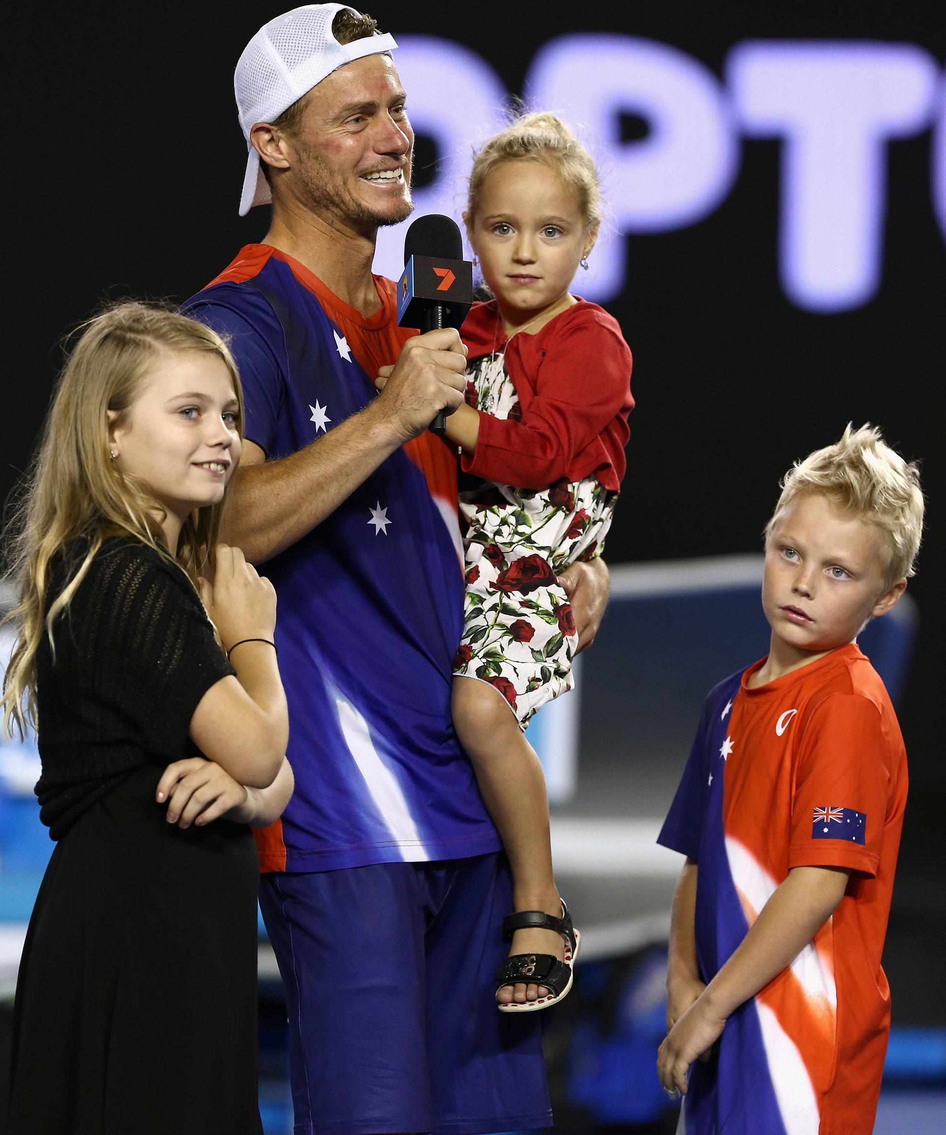 Lleyton Hewitt’s tribute to wife Bec