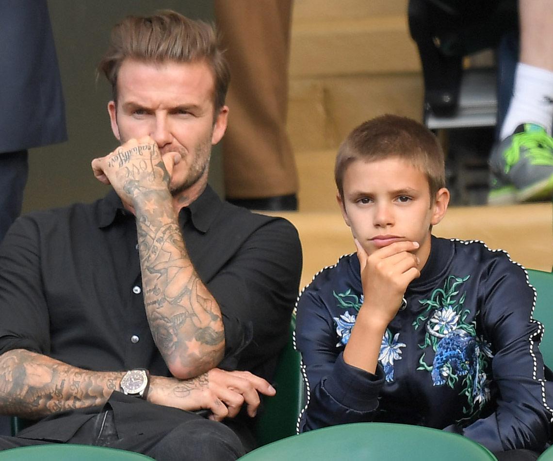 David Beckham Cruz Beckham Brooklyn Beckham