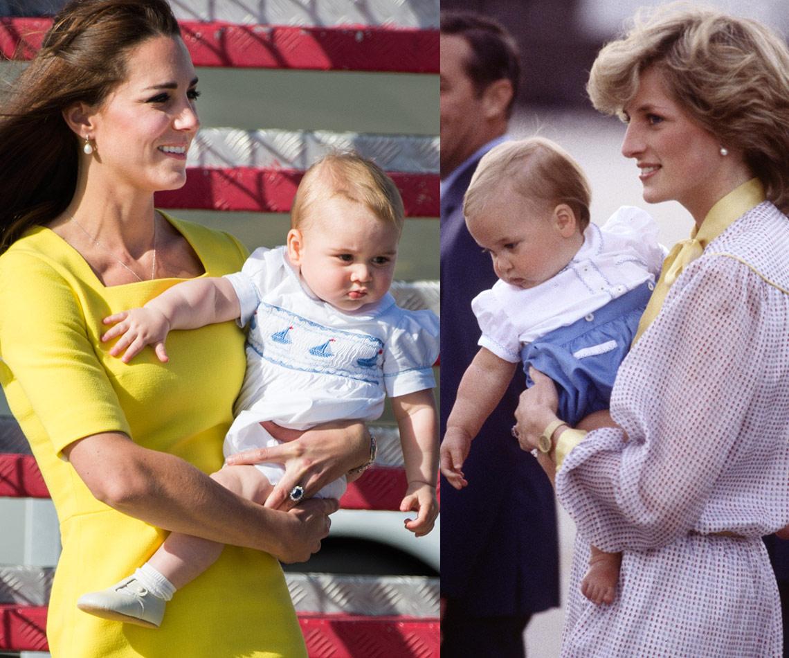 Duchess of Cambridge, Prince George, Prince William, Princess Diana 