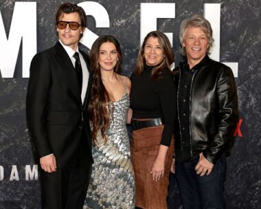 Jon Bon Jovi joined his son Jake Bongiovi and future daughter-in-law Millie Bobby Brown on the red carpet