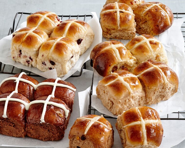 Get planning for Easter baking with five delicious twists on hot cross buns