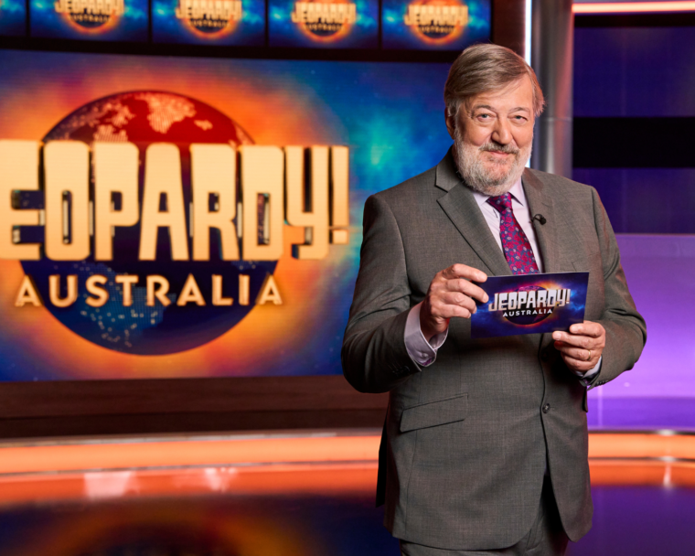 Walking encyclopedia Stephen Fry returns to our screens to host Jeopardy! Australia