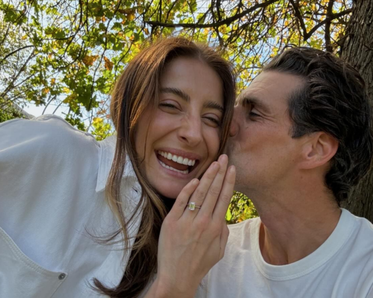 After ten beautiful years, Andy Lee has popped the question to Rebecca Harding