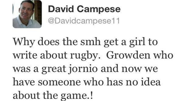Former rugby player David Campese