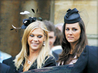 Picture Media: Kate Middleton and Chelsy Davey , together at Peter Phillips Wedding 17th may 2008
