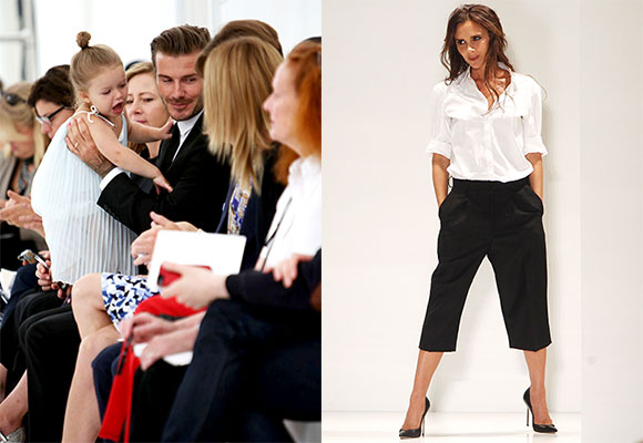 Harper Beckham Victoria Beckham fashion show