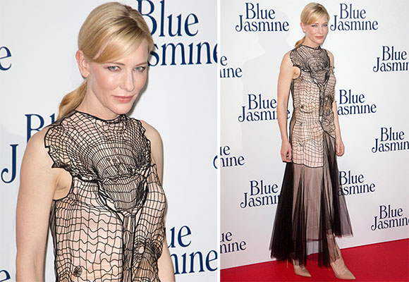 Cate Blanchett dons ‘lopsided spider web’ gown