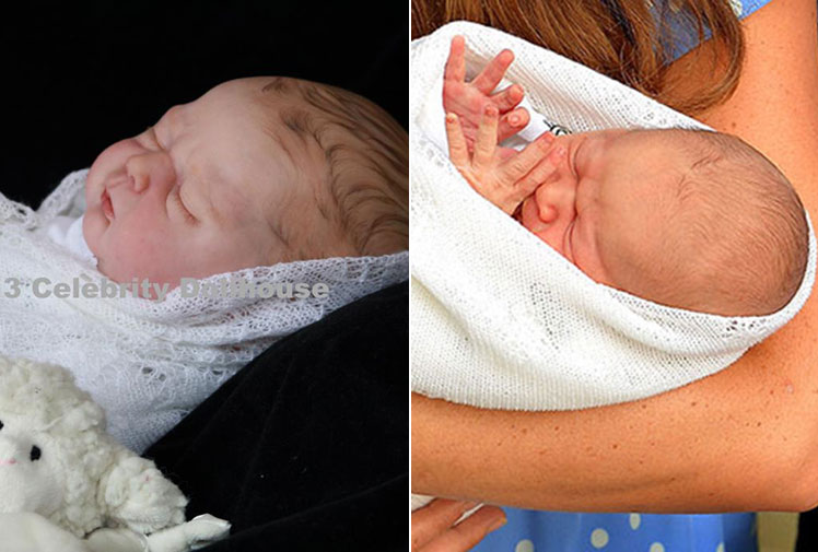 Lifelike royal baby replica to fetch thousands