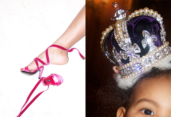 Baby heels and crown