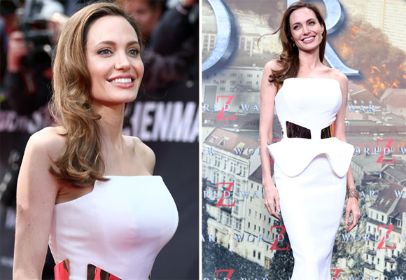 Angelina Jolie’s post-mastectomy figure