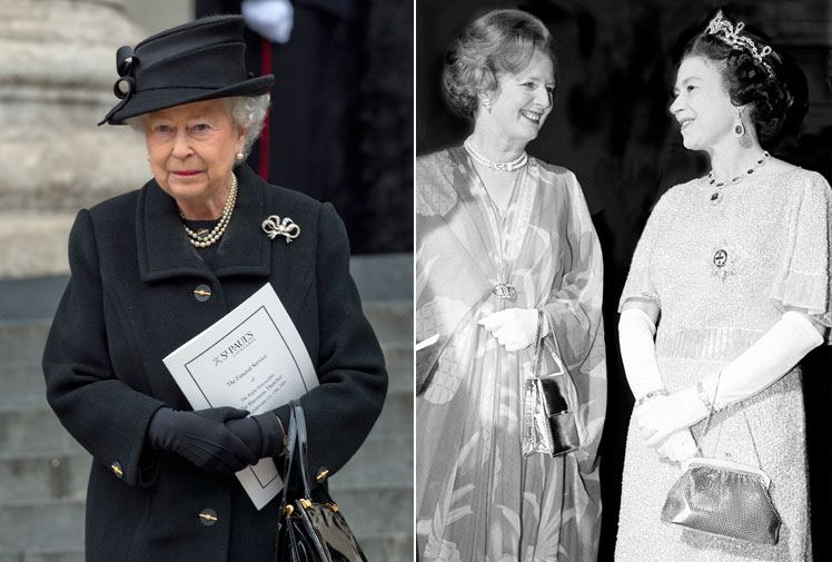 Queen farewells dear friend Margaret Thatcher
