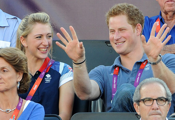 Prince Harry’s date with a cycling gold medallist