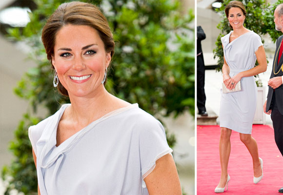 Kate wins fashion gold in recycled dress