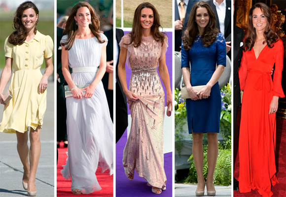 Kate Middleton: A year in dresses