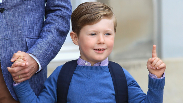 Princess Mary’s son’s first day of school