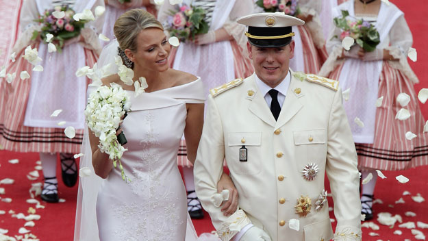 Monaco stands still for royal wedding
