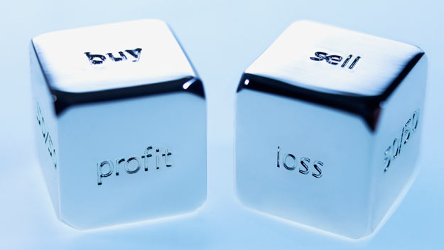 dice, buy, sell, profit, loss, getty images 