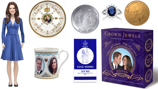 From china to condoms: Royal wedding memorabilia in a modern age