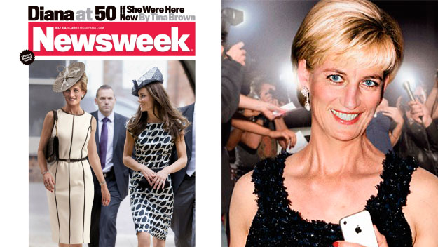 Princess Diana digitally aged for magazine cover