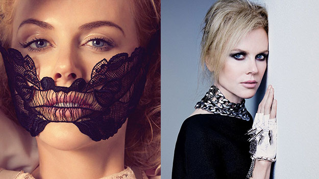 Nicole Kidman dons bondage-style mask for risque shoot