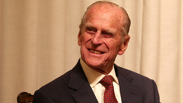 Prince Philip finally gets to meet baby George