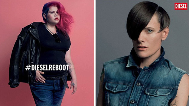 Plus-size and androgynous models star in fashion campaign