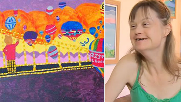Painting by artist with Down syndrome picked for royal nursery