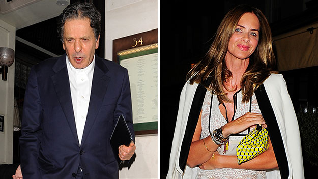 Charles Saatchi and Trinny Woodall.