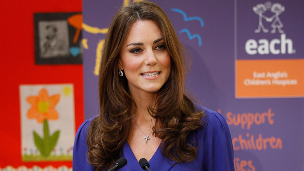 See Kate Middleton speak for the first time