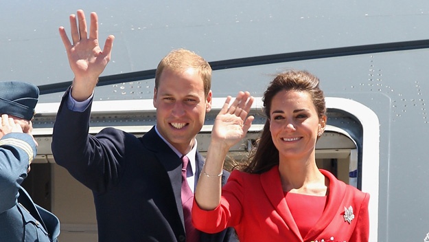 William and Kate surprise passengers on budget airline