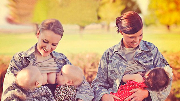 Should military mums be able to breastfeed in uniform?