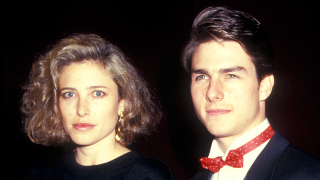 Tom Cruise and Mimi Rogers in 1987.