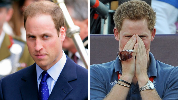 Prince William 'not impressed' with Harry's naked photos