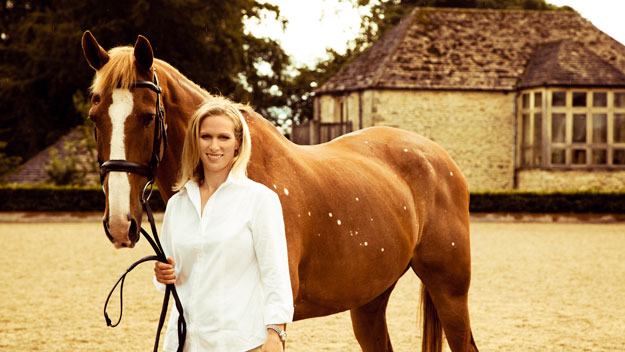 Zara Phillips with her favourite horse, Toytown.