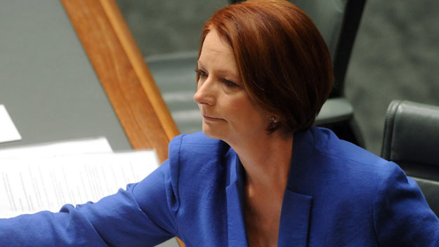 Tears in parliament as Gillard remembers dad