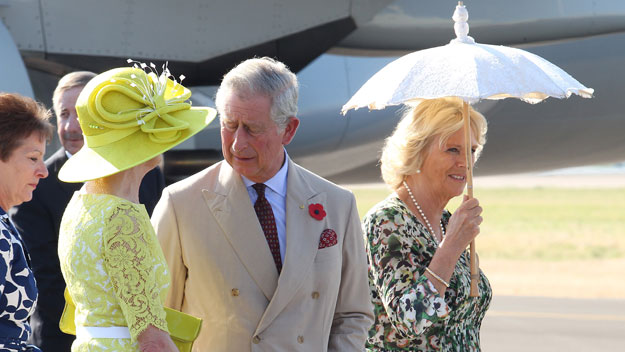 Charles and Camilla touch down in Australia