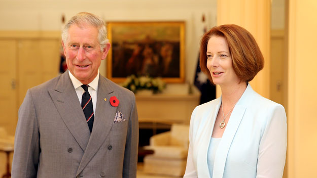 Charles and Camilla meet Julia Gillard