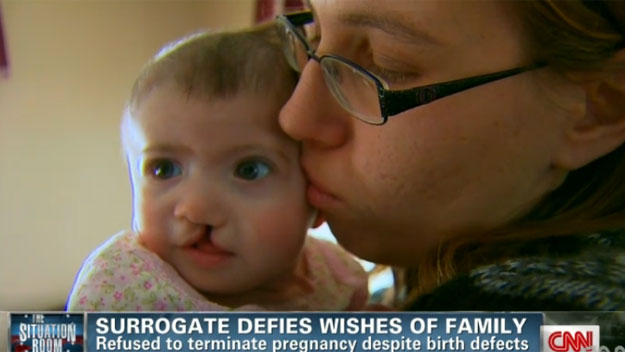 Surrogate offered $10,000 to abort baby