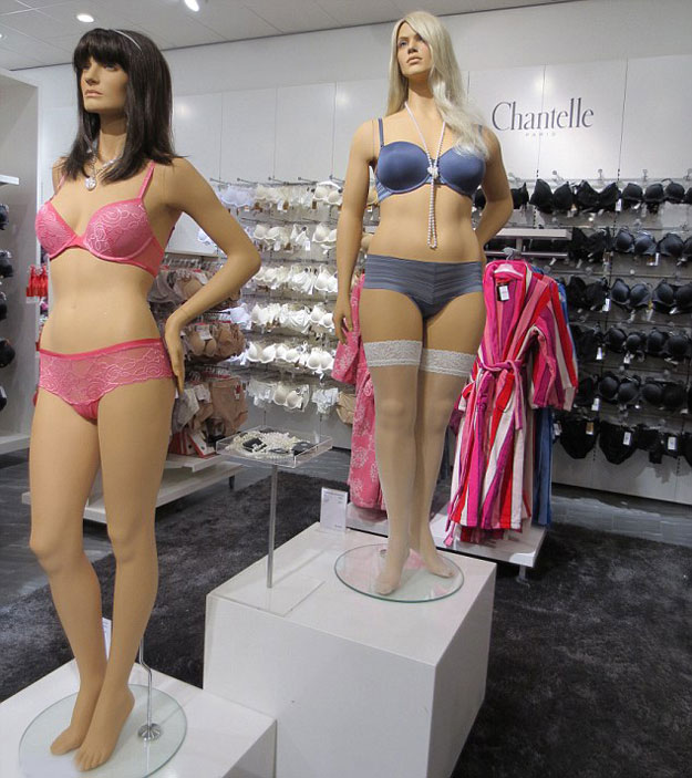 'Normal-sized' mannequins go viral