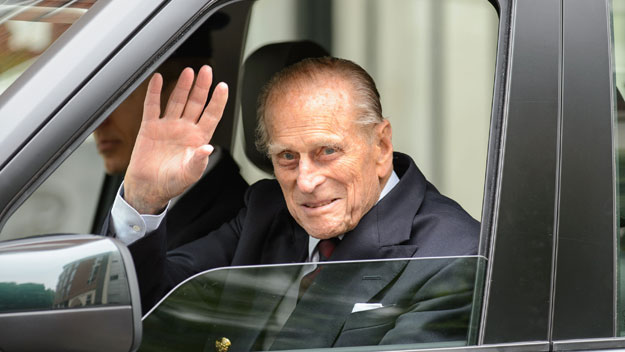 Smiling Prince Philip leaves hospital early