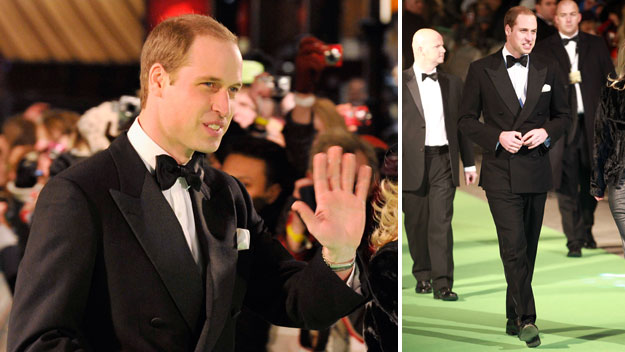 William walks red carpet alone as Kate missed fourth event