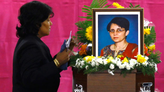 Royal hoax nurse laid to rest in India