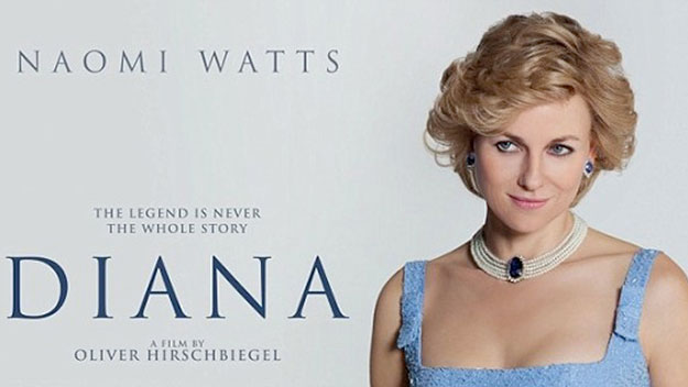 A poster for Naomi Watts' Diana biopic.