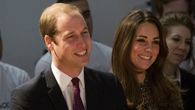 William and Kate.