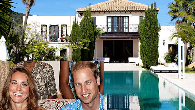 Inside William and Kate’s Ibiza party pad