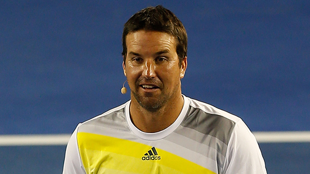 Pat Rafter at the Australian Open.