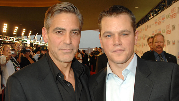 George Clooney and Matt Damon.